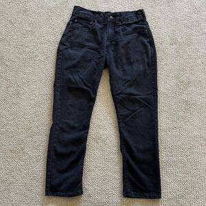 Origin USA Mens Fighter Fit Jeans Denim Pants Black Size 30x28